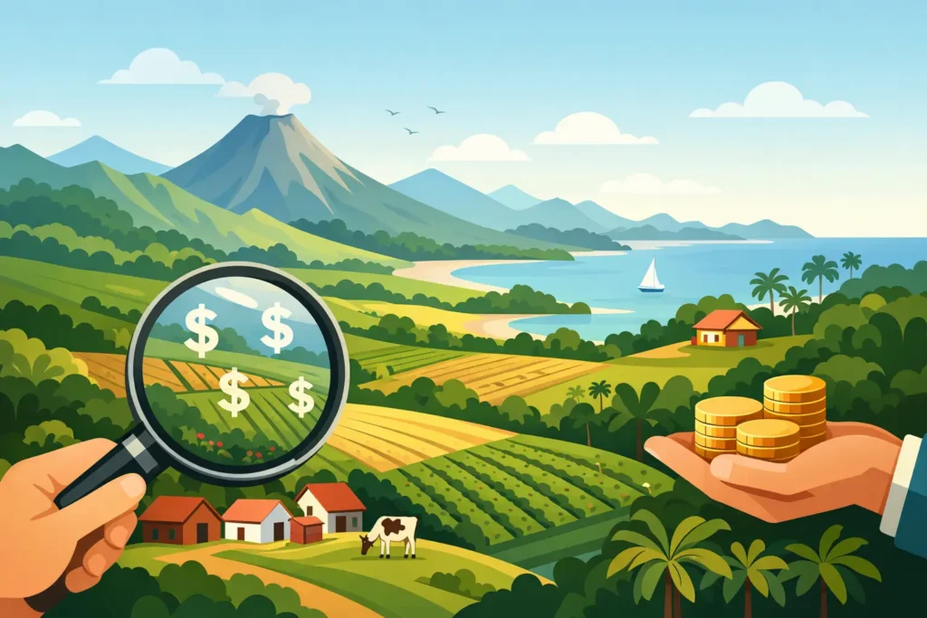 Acre Price of Farmland in Costa Rica