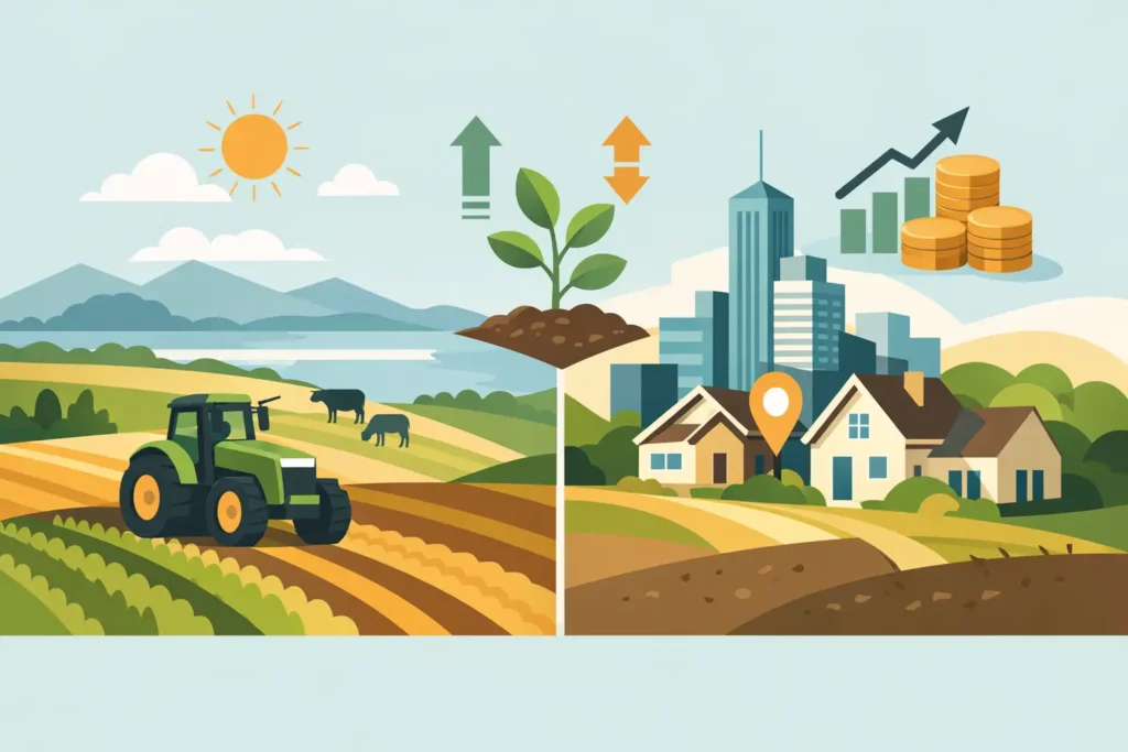 What Affects Agricultural Land Value Most?